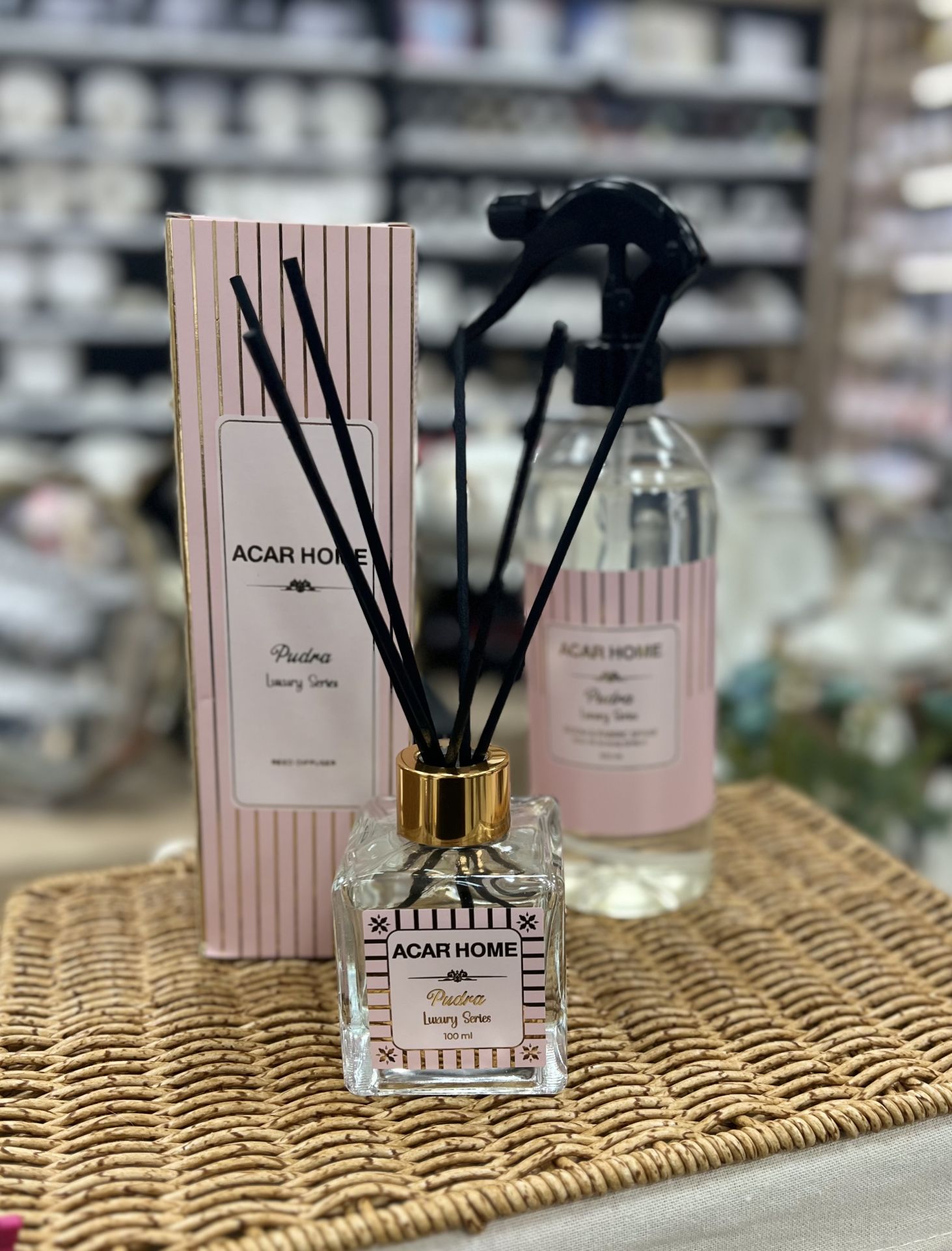 PUDRA 100 ML BAMBU ÇUBUK VE ODA KOKUSU 2li Set