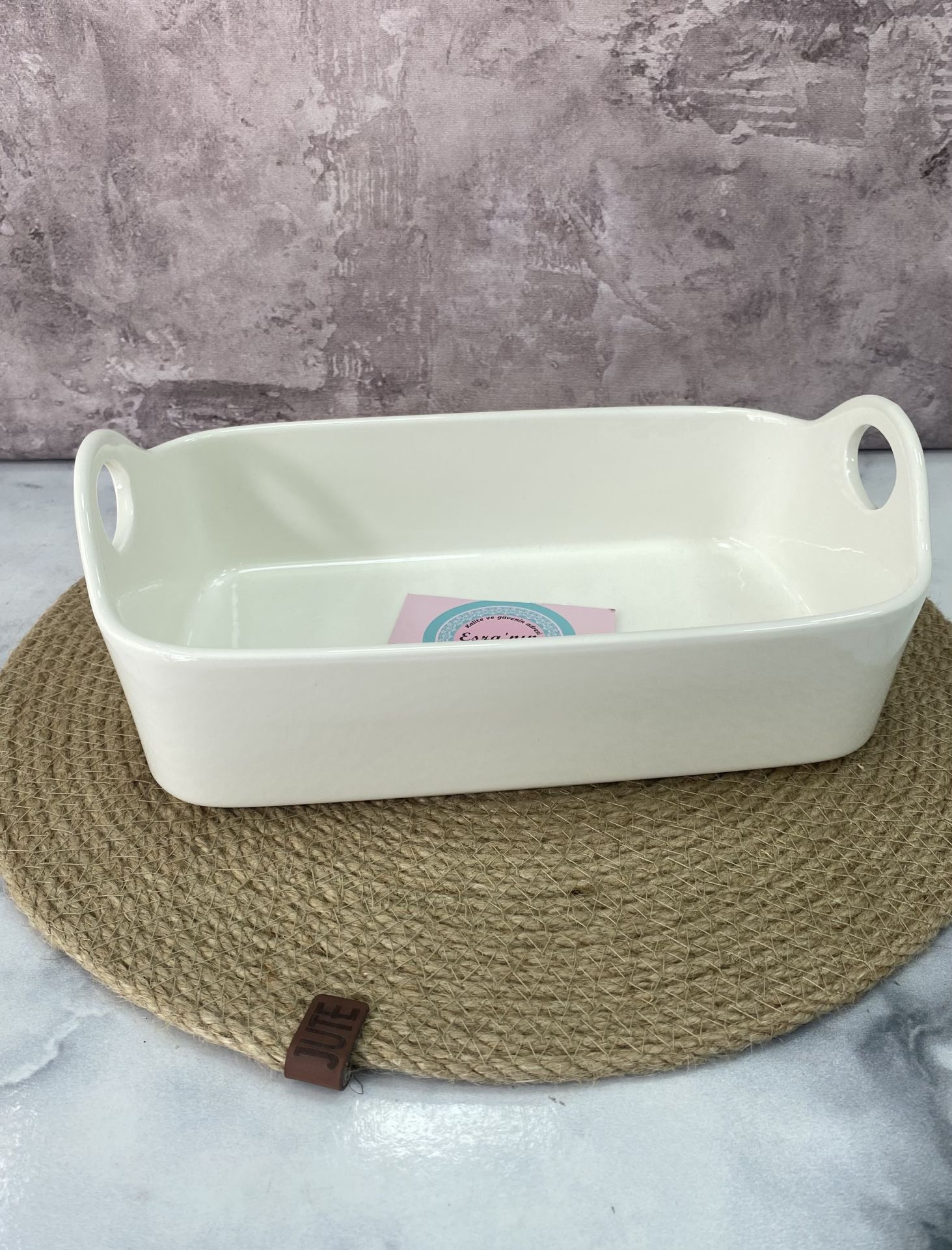 SCT-5397 PORSELEN 25*16 CM DERİN SEPET MODEL ORTA KASE