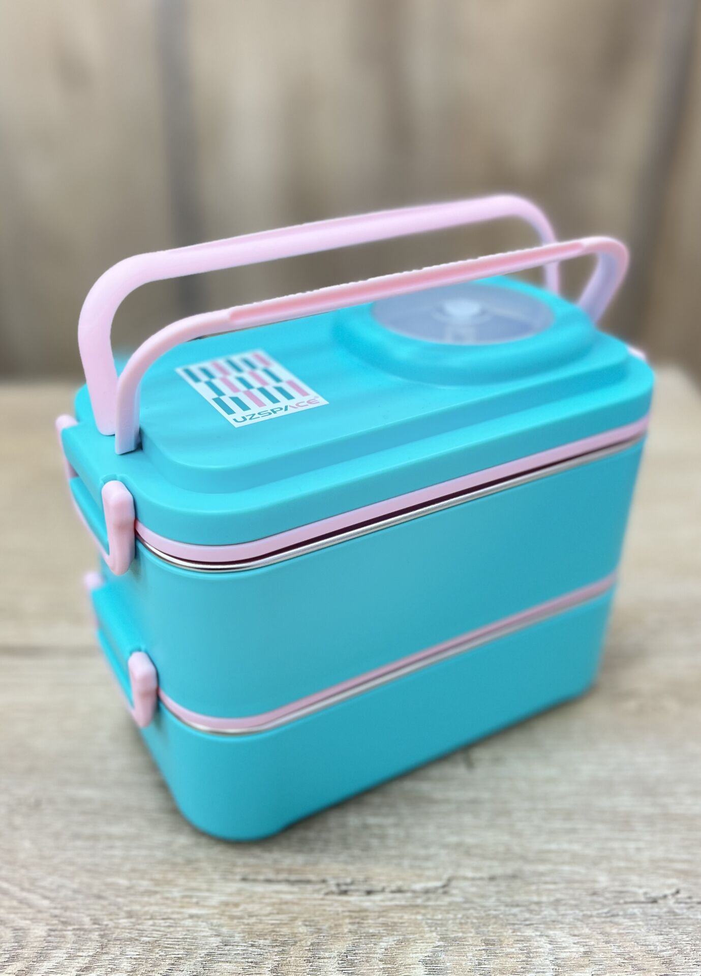 UZSPACE KASELİ 2KATLI 1200ML LUNCHBOX (8023)