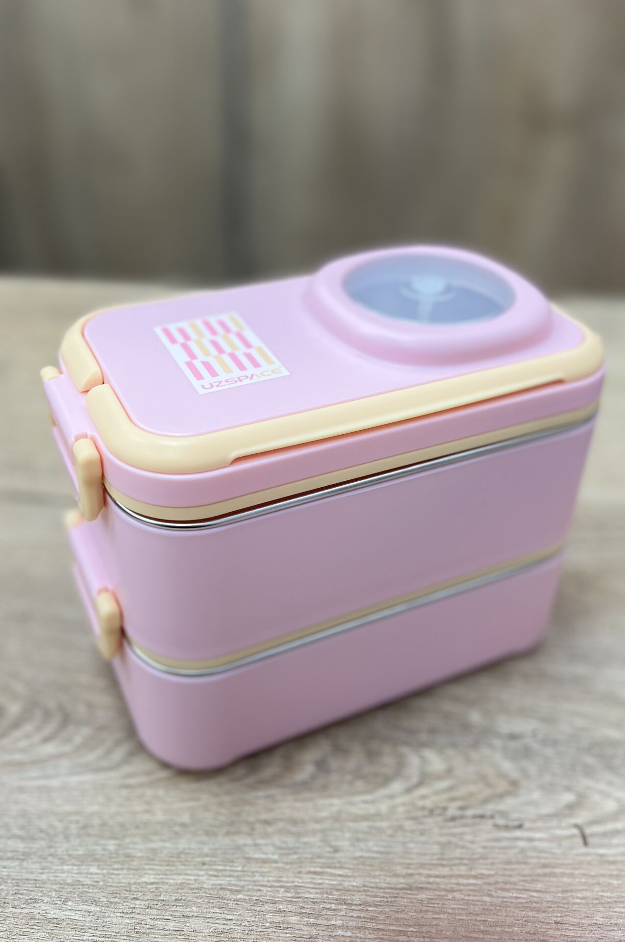 UZSPACE KASELİ 2KATLI 1200ML LUNCHBOX (8023)