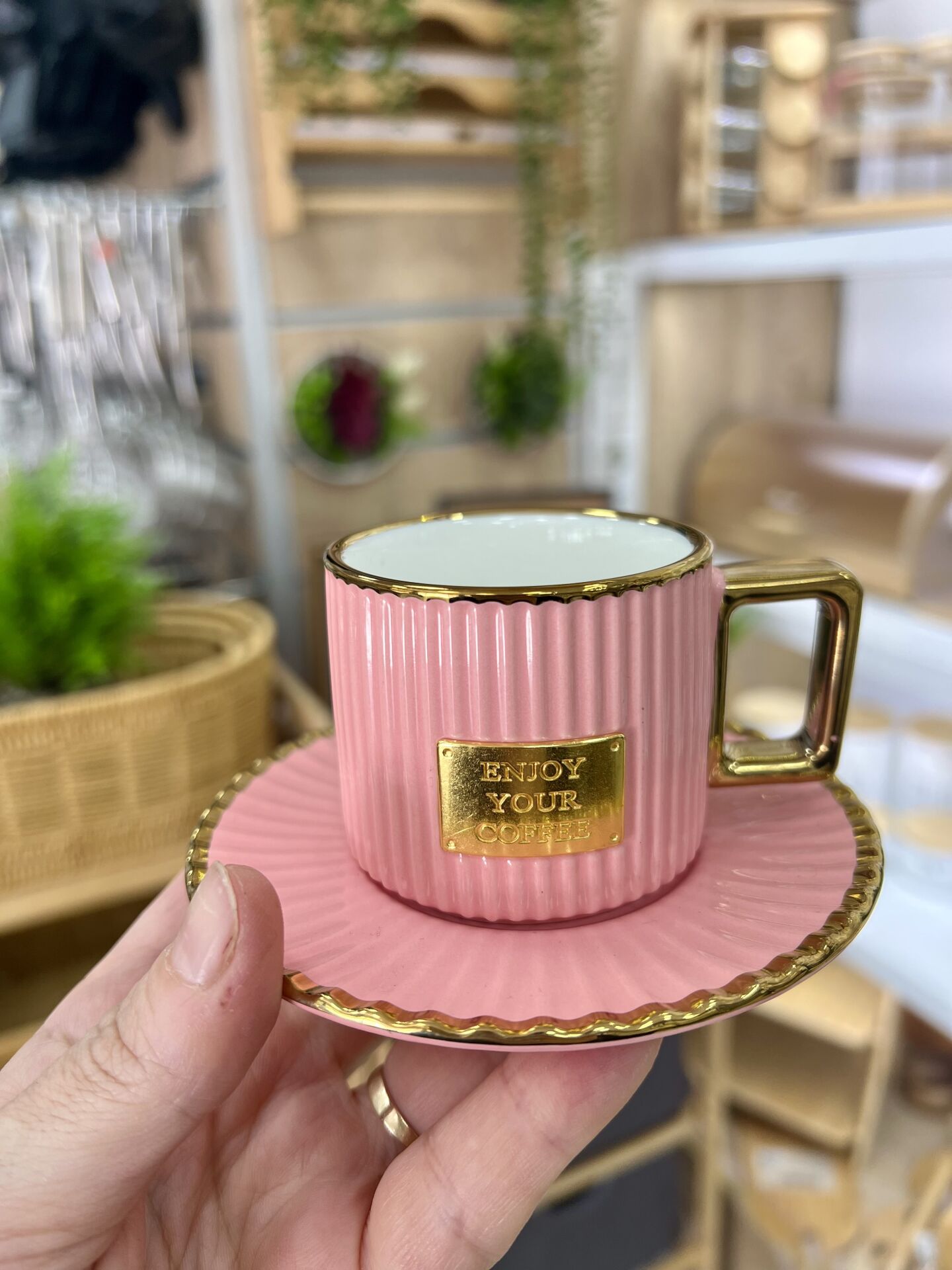 Enza 6 Kişilik Porselen Fincan Tkm