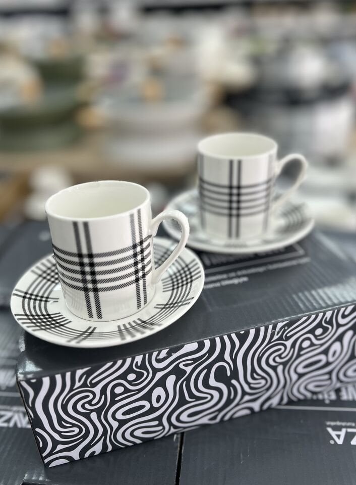 EKOSE PORSELEN 2 KİŞİLİK FİNCAN TAKIMI