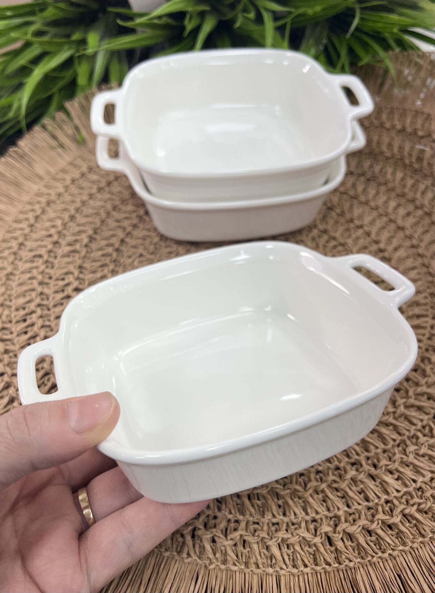 POR-7207 PURE CARMEN 15 CM KARE DERİN TABAK