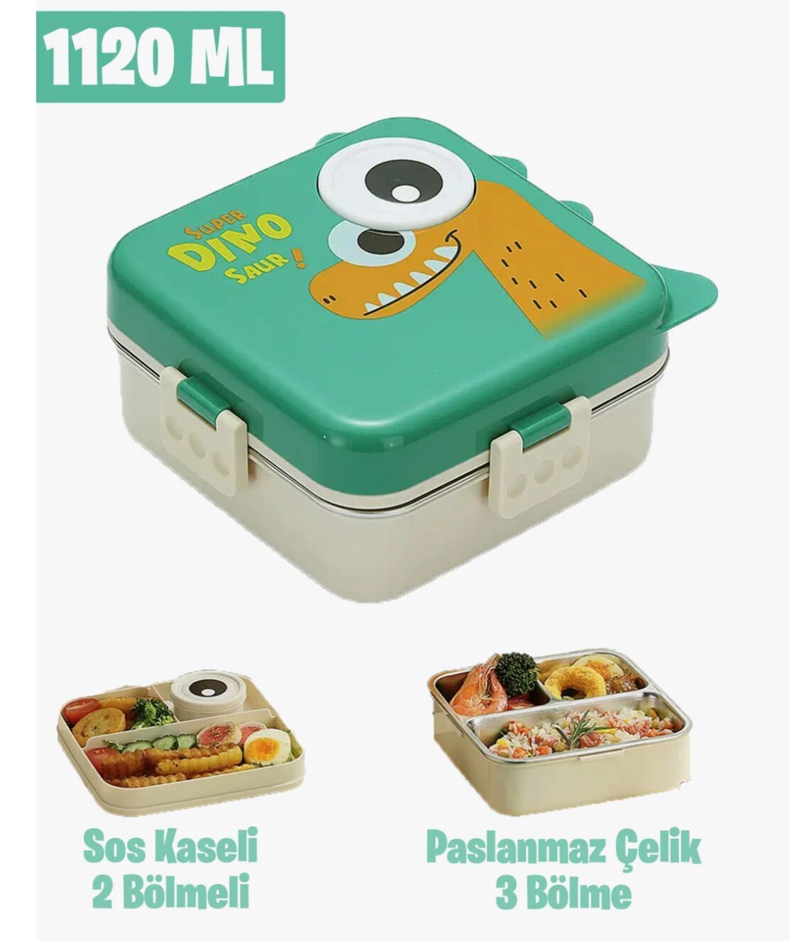 BL-10082 ÇELİK LUNCHBOX (1120ML)