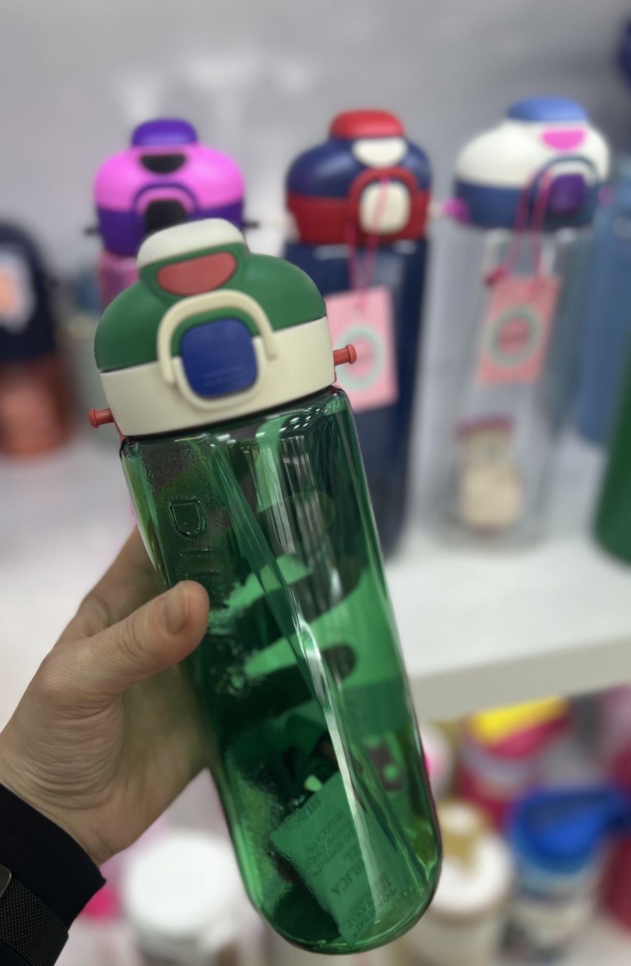 D68- PİPETLİ/PİPETSİZ ÇİFT İÇİMLİ TRİTAN MATARA 780ml
