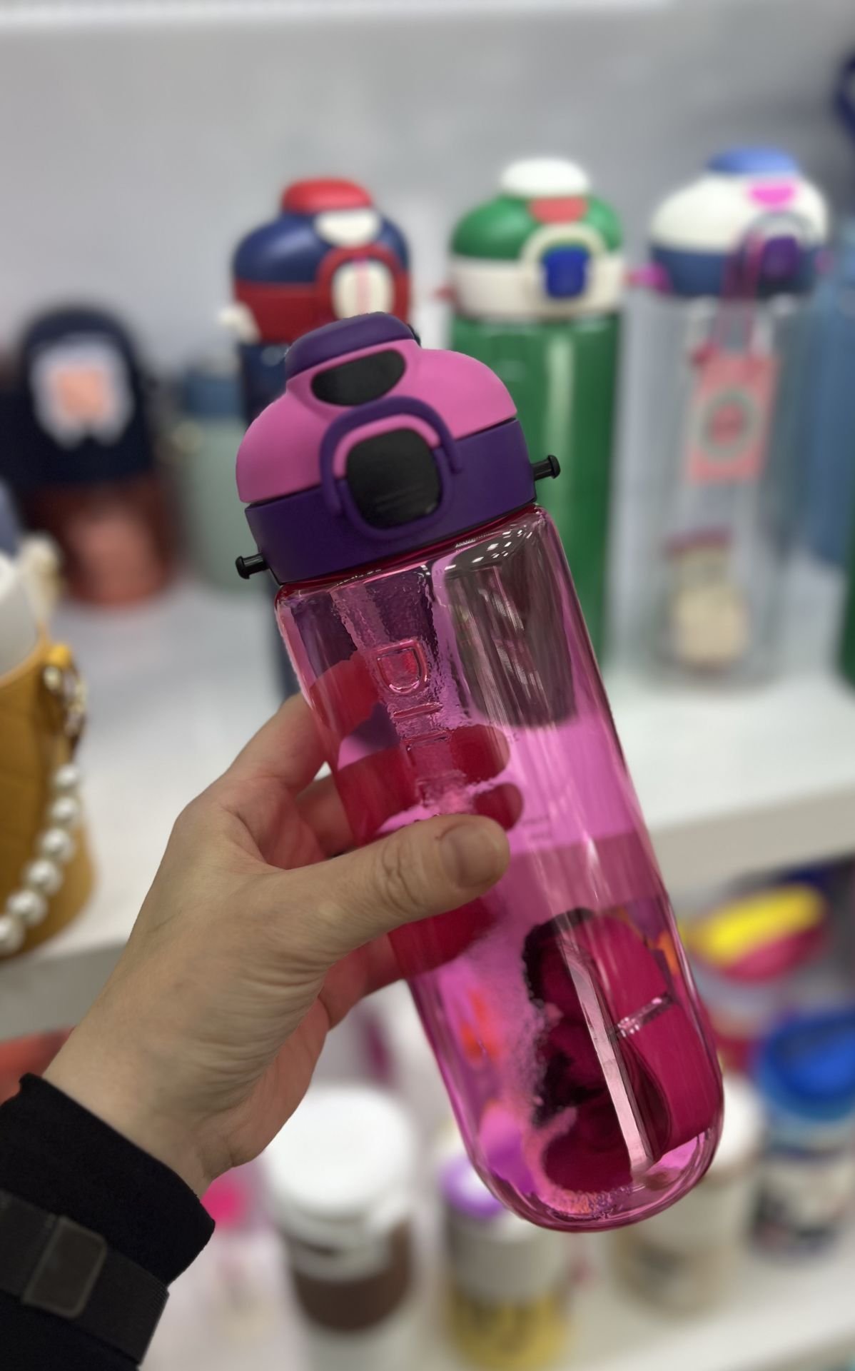 D68- PİPETLİ/PİPETSİZ ÇİFT İÇİMLİ TRİTAN MATARA 780ml