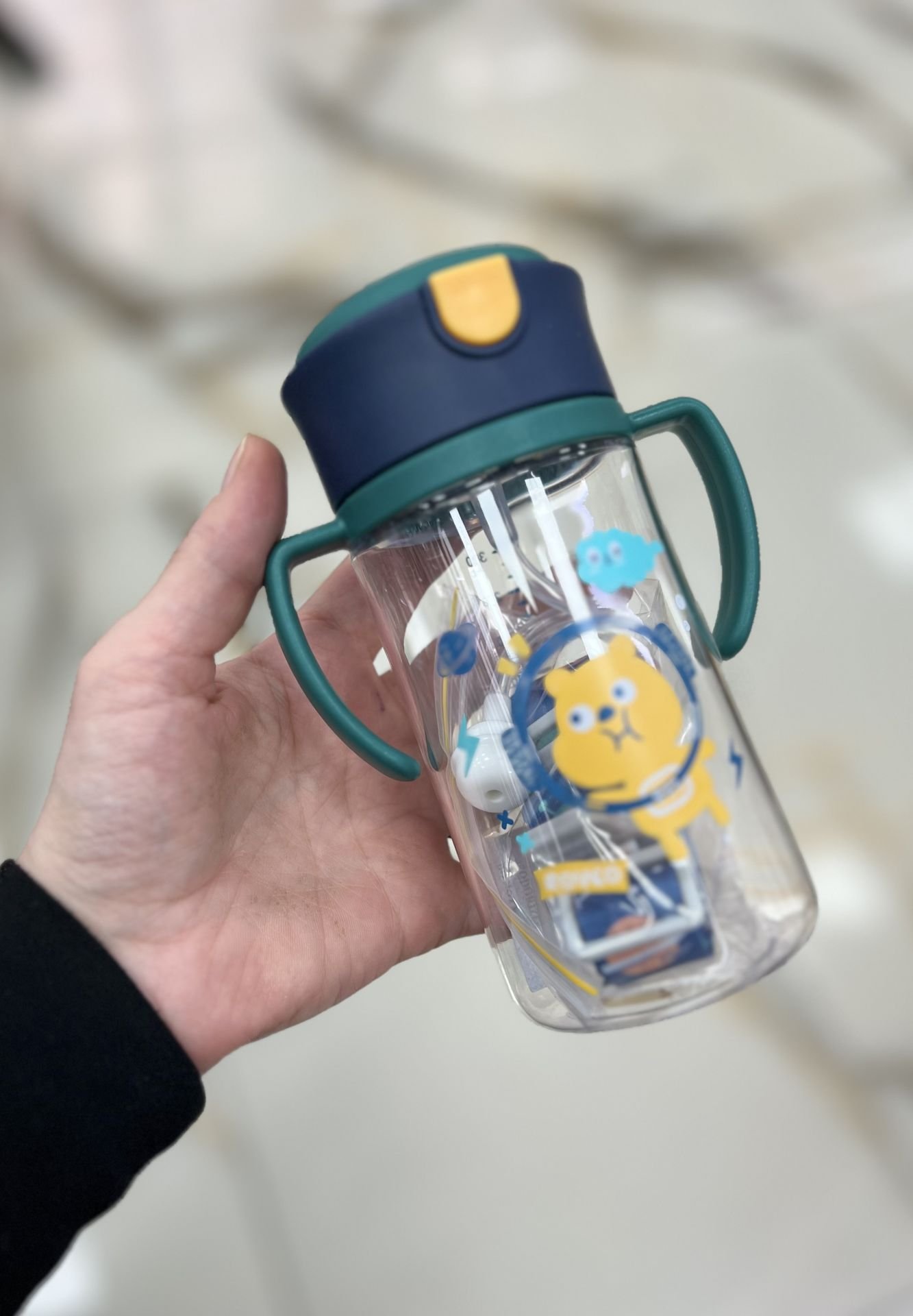 B-1044 300ml PİPETLİ/İpli Matara