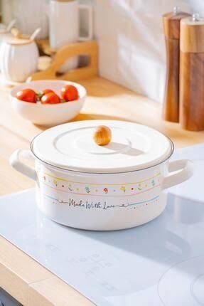 Acar With Love Emaye 24cm Tencere (XAP7706)