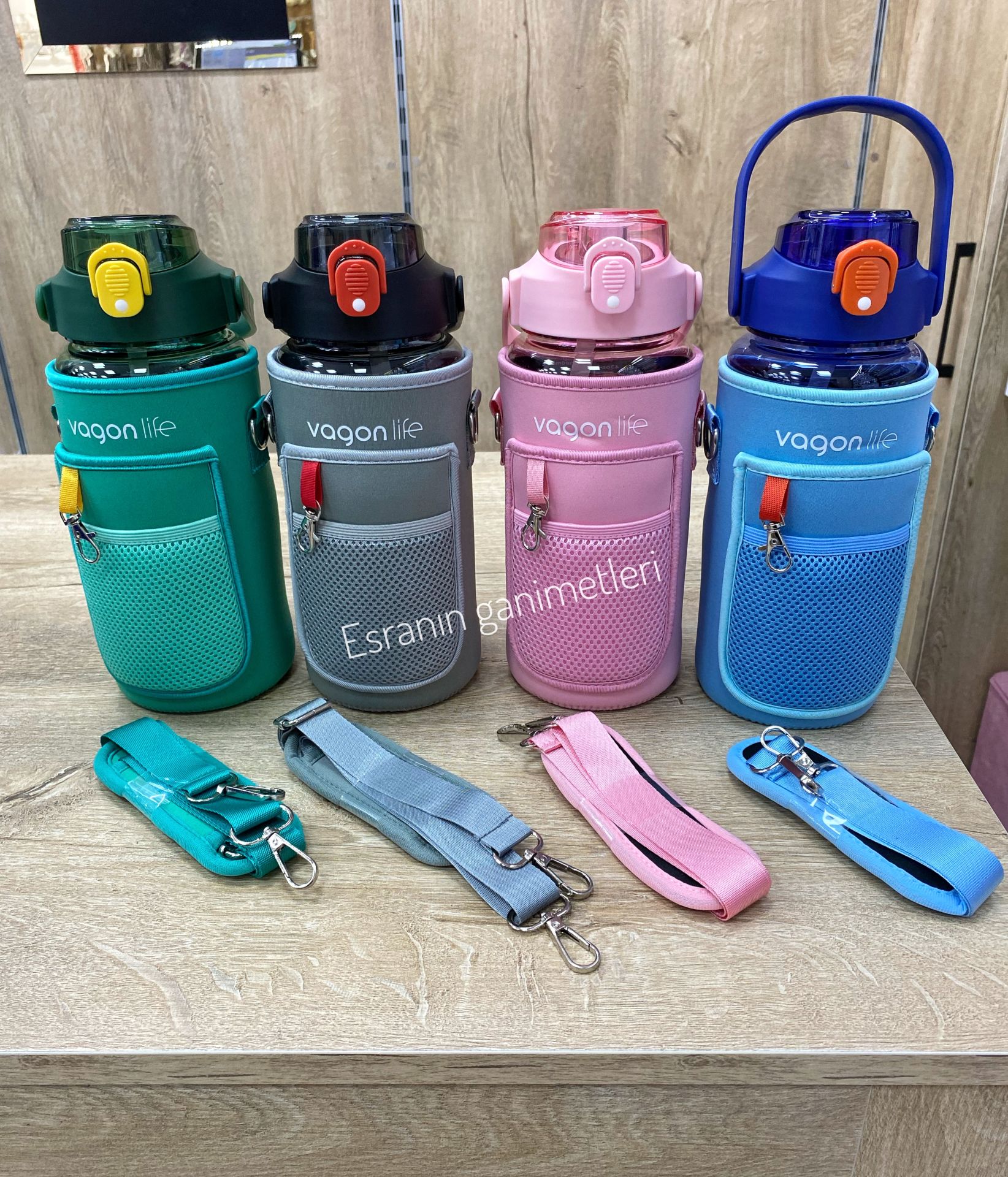VGN2115- Kılıflı Özel Tasarım Matara 1,5 Litre