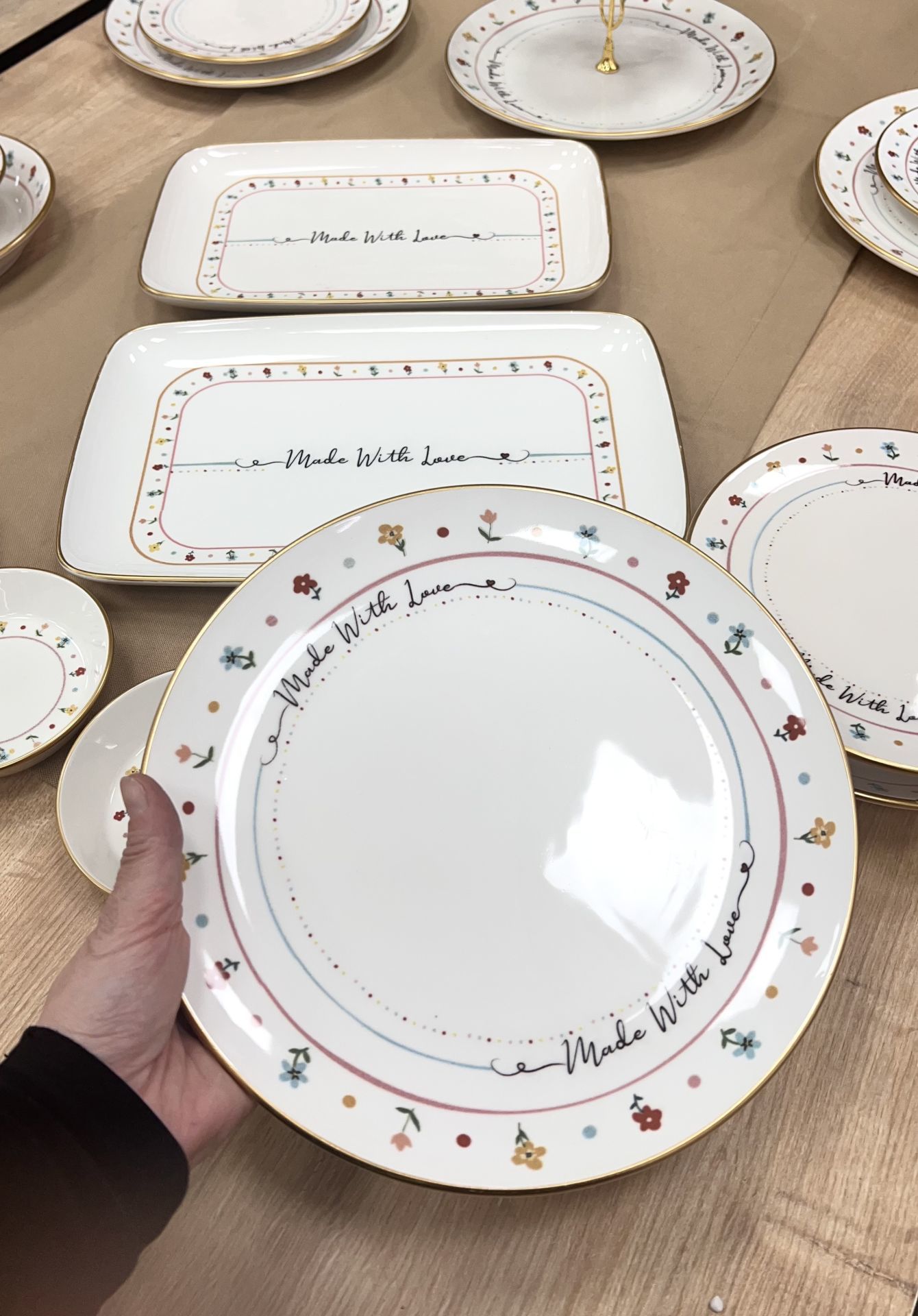 Livaldi 6lı 26cm Servis Tabağı (HCA-7729)