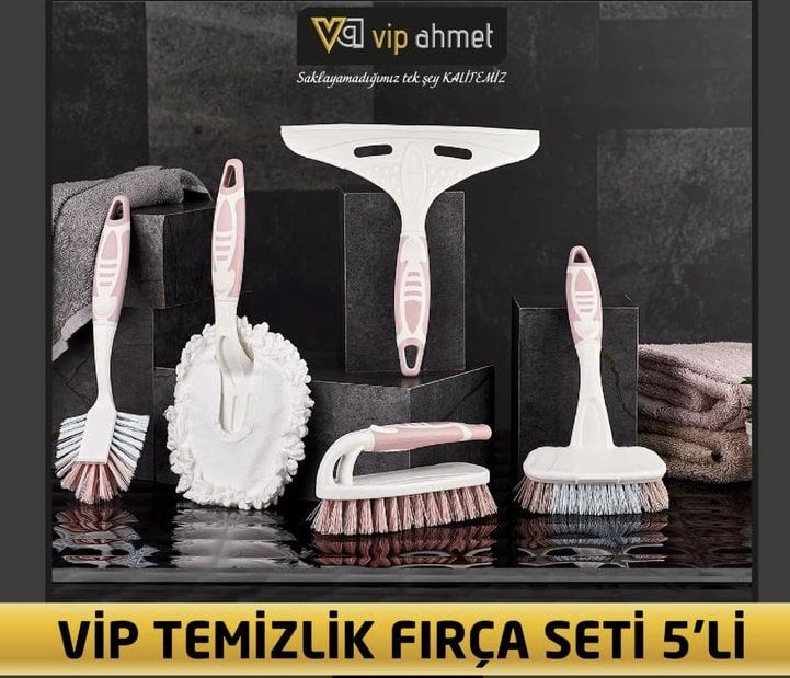 VP-505- 5 Parça Temizlik Fırça Seti