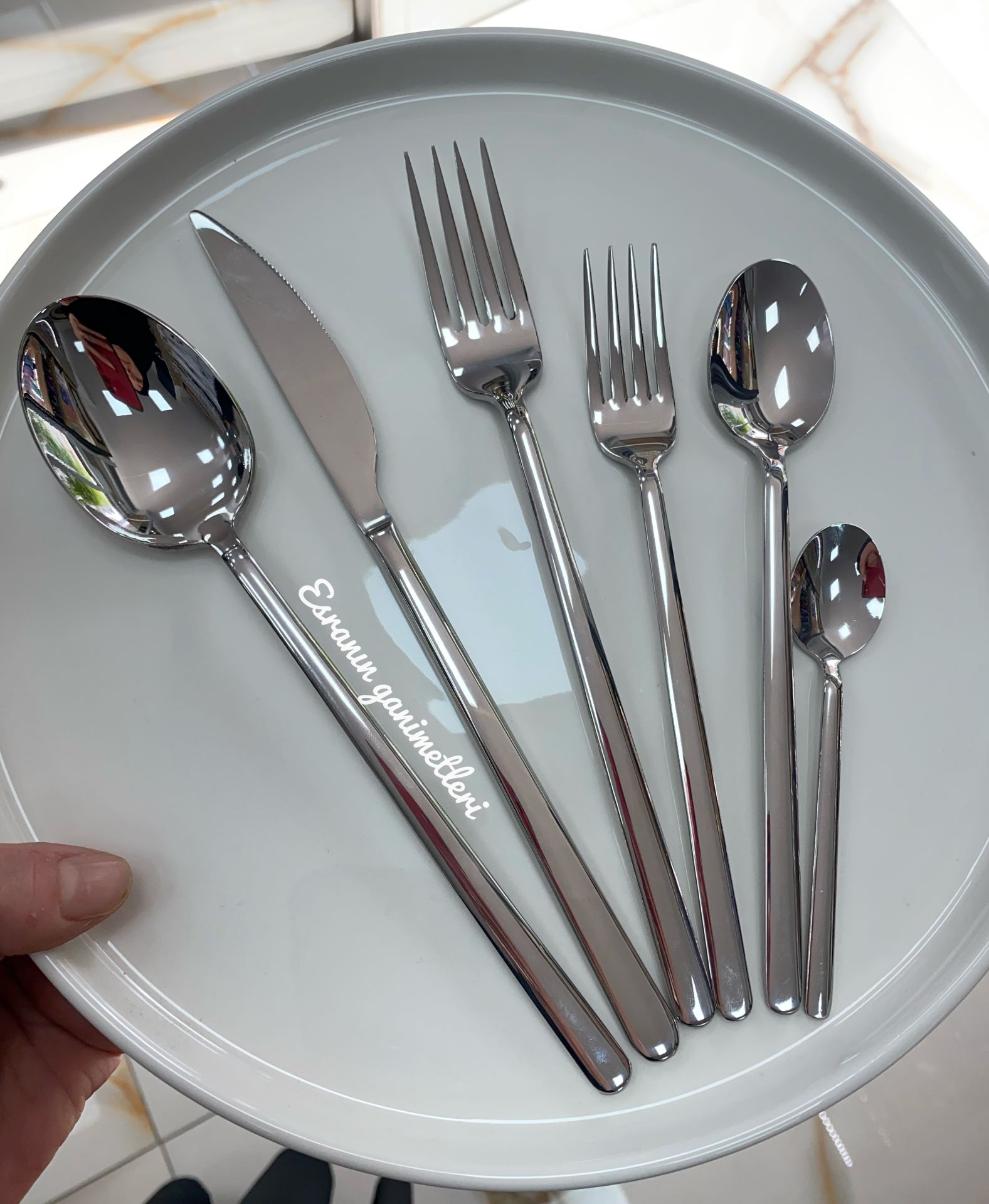 Alegra 36 Parça 6 Kişilik KÇB Seti Silver