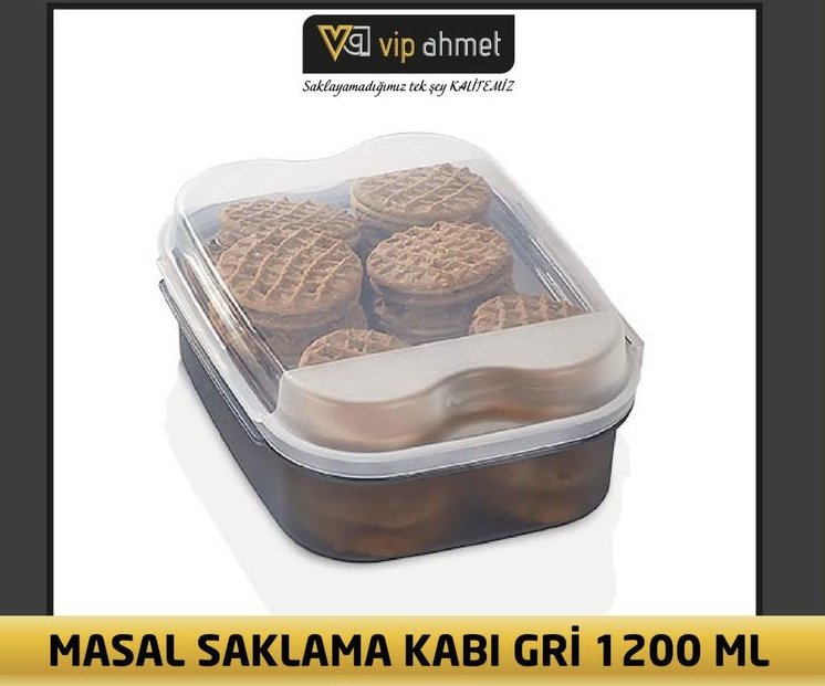 VP-146 Masal Saklama Kabı 1200ml - Gri