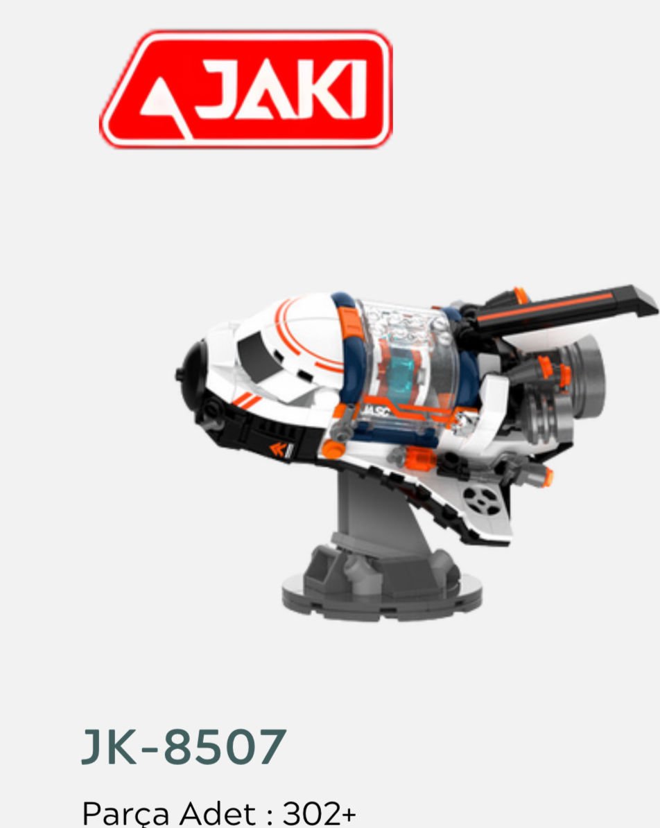 JK8507- Küçük Uzay Mekiği Yapboz 302 PARÇA
