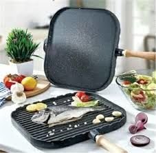 Kare Çift Taraflı Gözleme Bazlama Tava 35*35cm
