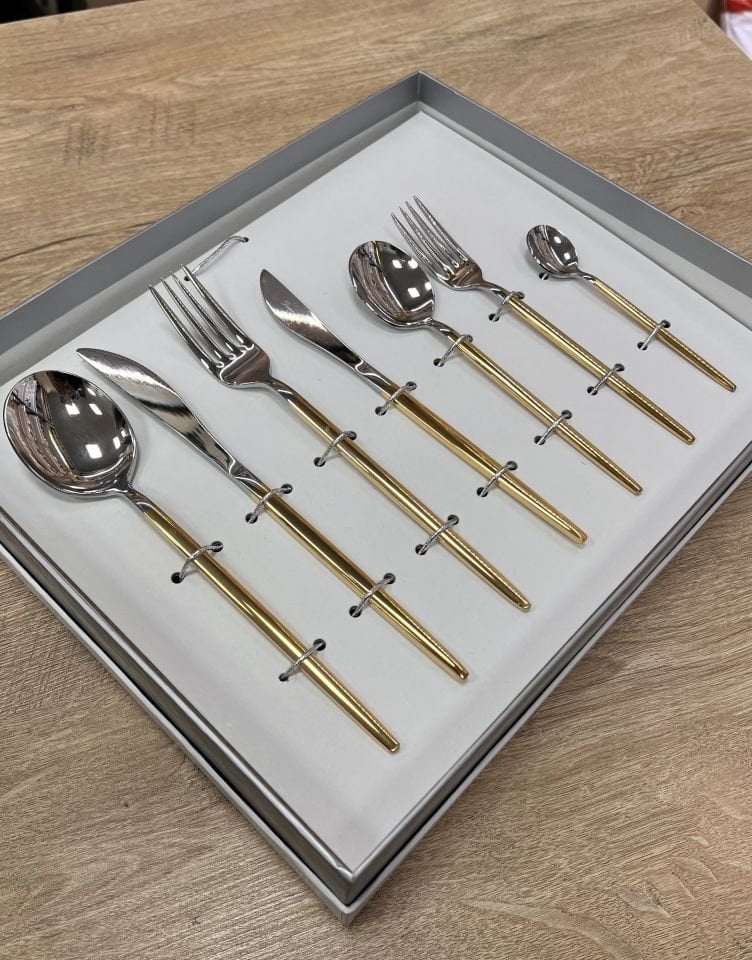 Almeria 84 Parça 12 Kişilik 24k Altın KÇB