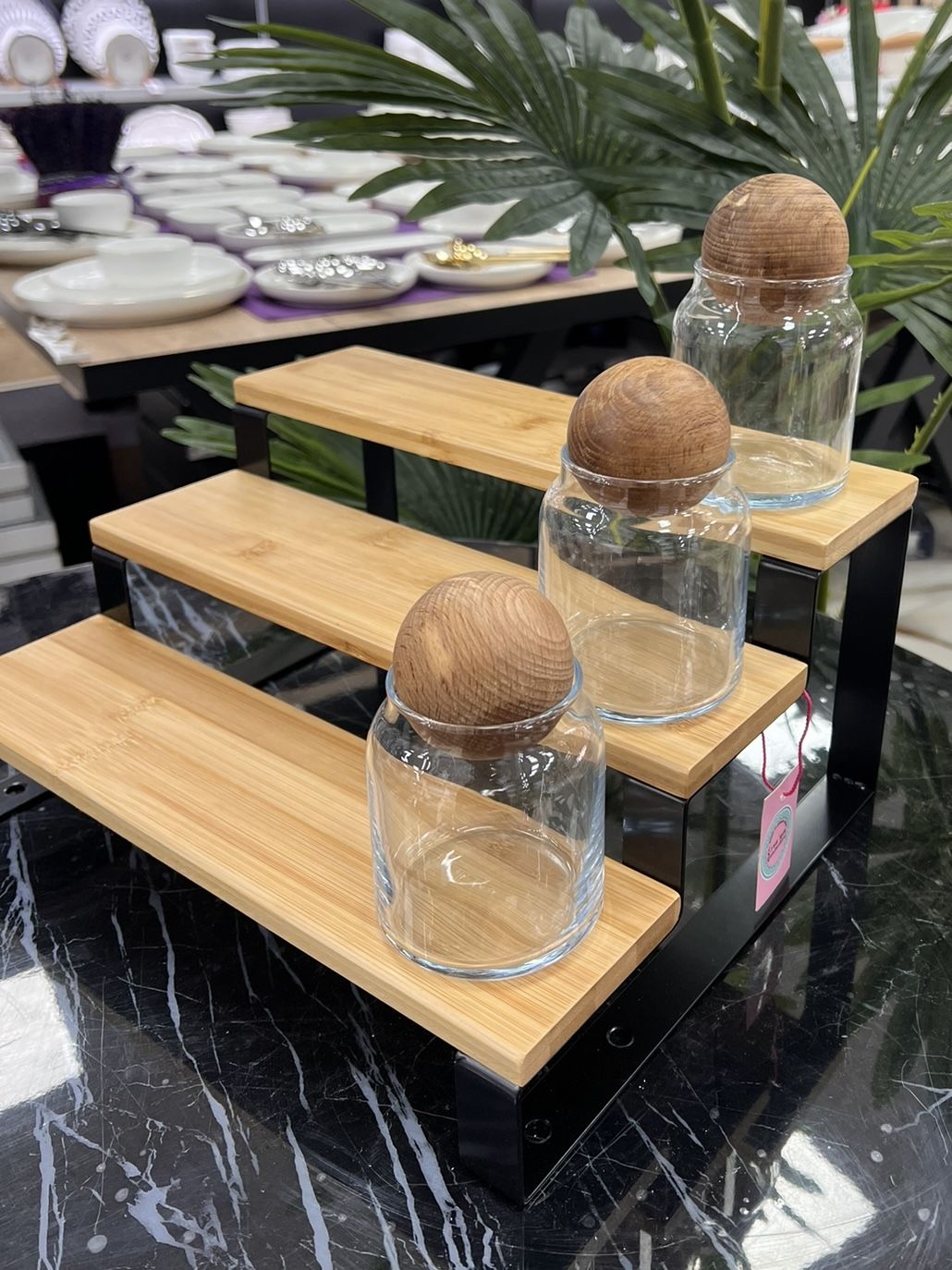 Bambu Basamak Stand