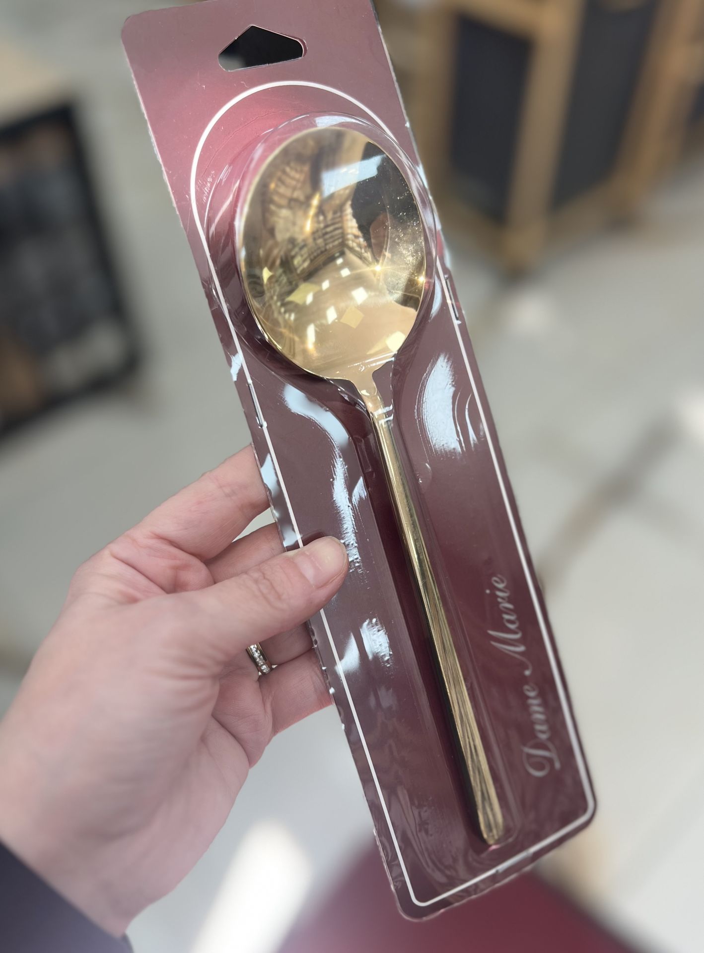 Alegra-18/10 çelik 4m Kalın Adetli  Servis (Kaşık)