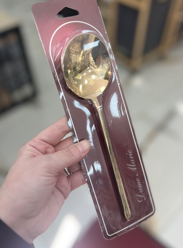 Alegra-18/10 çelik 4m Kalın Adetli  Servis (Kaşık)