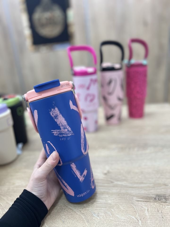 900ml Çelik Termos Matara MAVİ -VGN8137