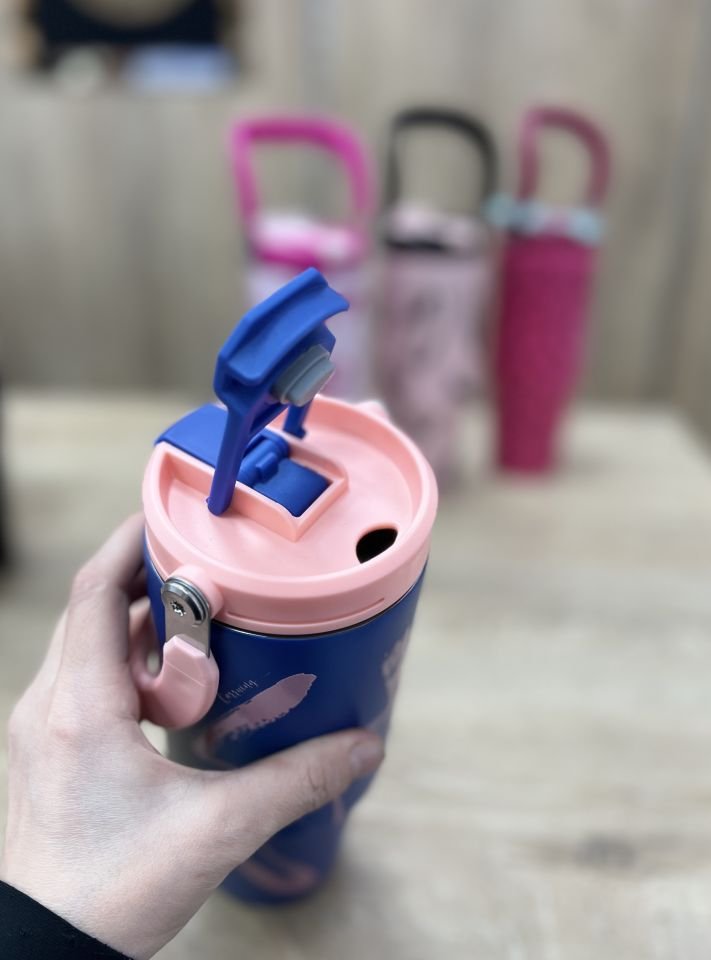 900ml Çelik Termos Matara MAVİ -VGN8137