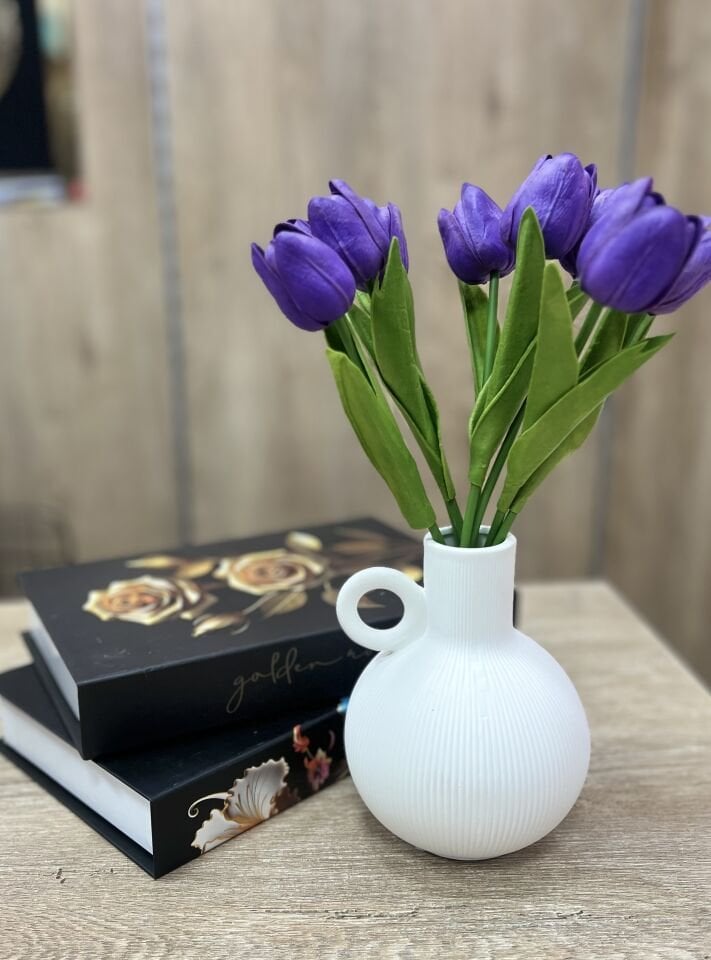 MİEN-0257 KULPLU KÜÇÜK VAZO (sadece vazo)