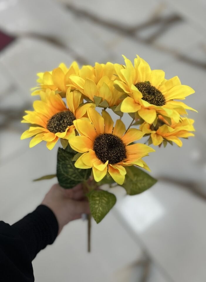 7 dallı AYÇİÇEĞİ 1 Demet 41cm