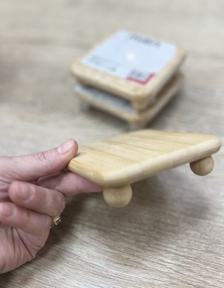 1568- BAMBU MİNİ  KARE 10cm (1adet)