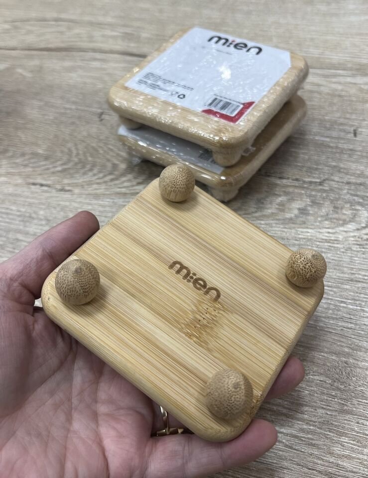 1568- BAMBU MİNİ  KARE 10cm (1adet)