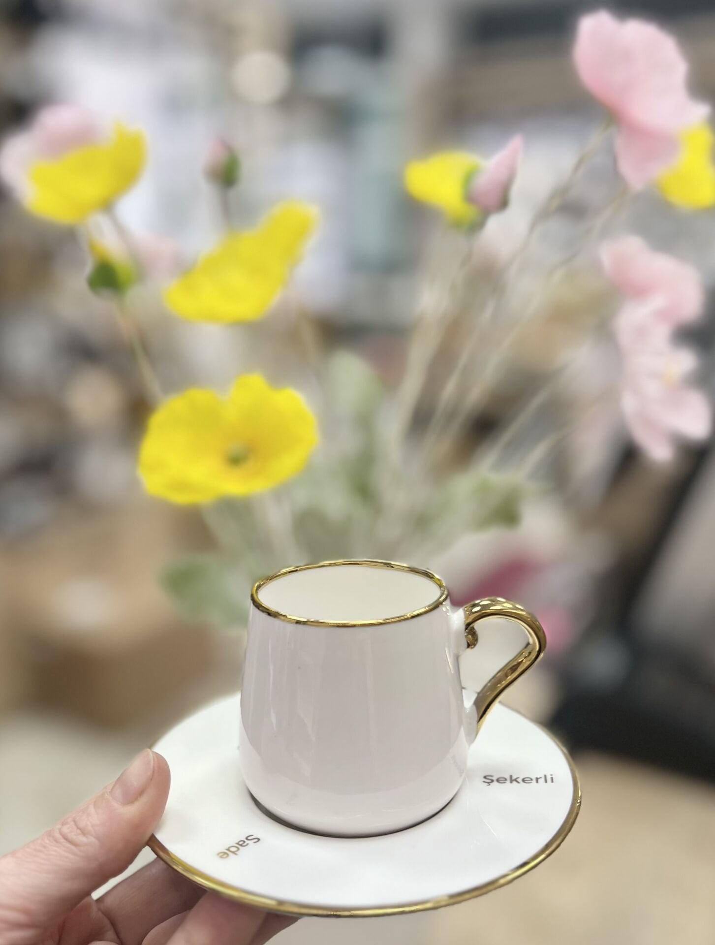 6 KİŞİLİK GOLD KAHVE FİNCAN TKM (MIEN)