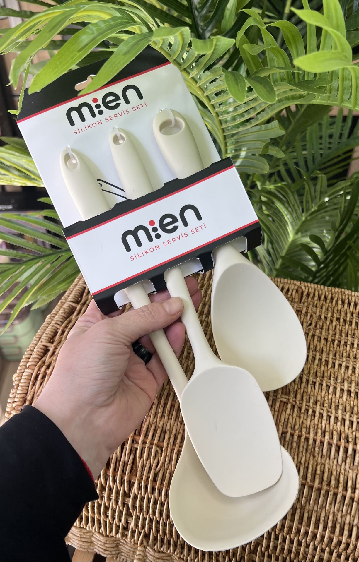 MİEN-1404 3LÜ KREM SİLİKON SET