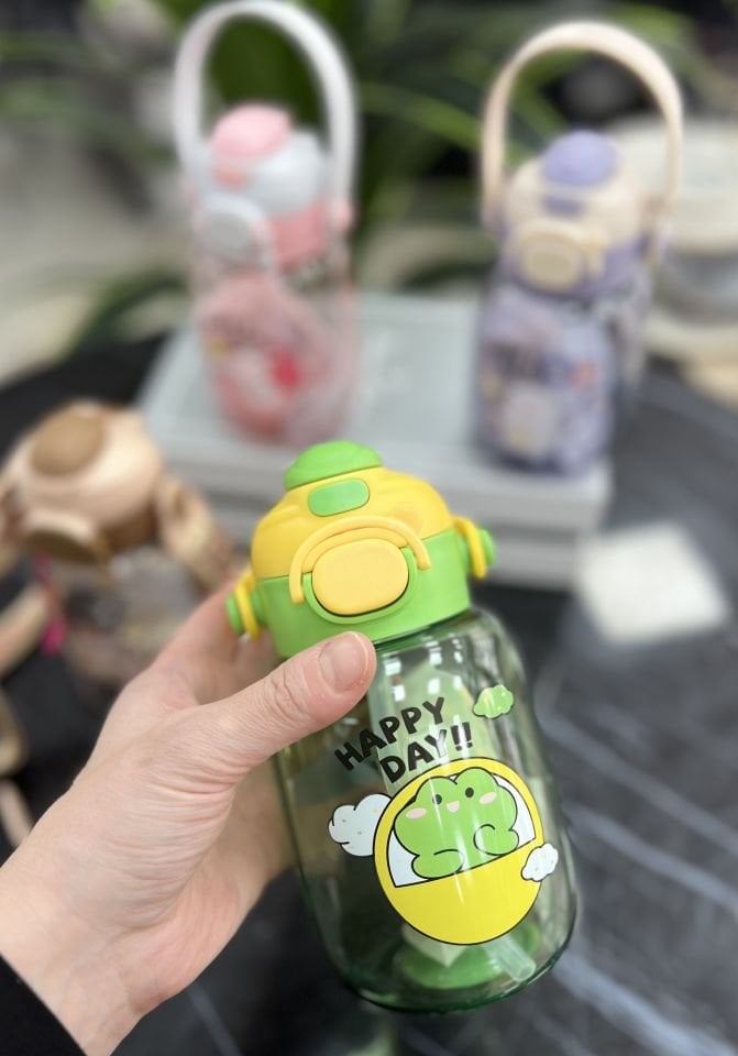 600ML PİPETLİ-PİPETSİZ ÇİFT İÇİMLİ İPLİ MATARA -2028