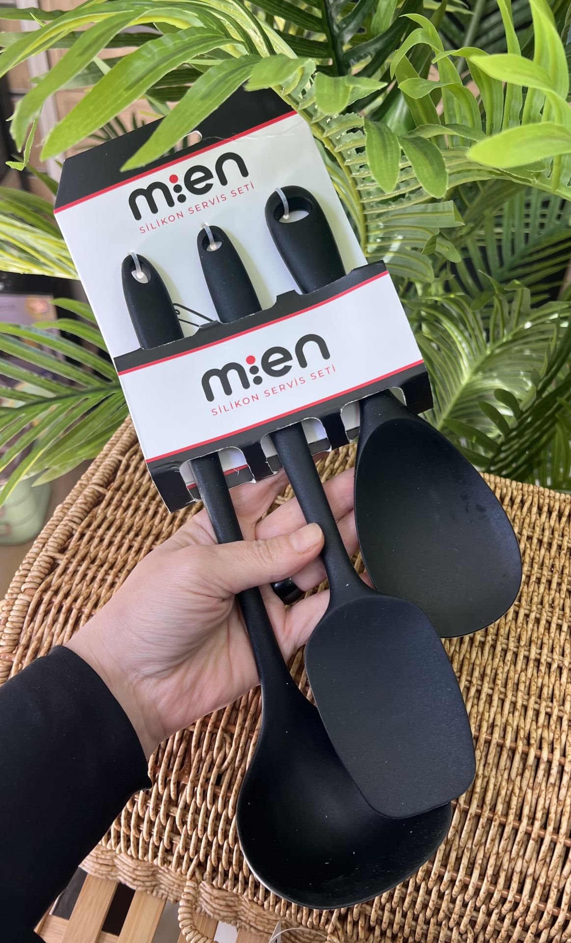 MİEN-1405 3LÜ SİYAH SET