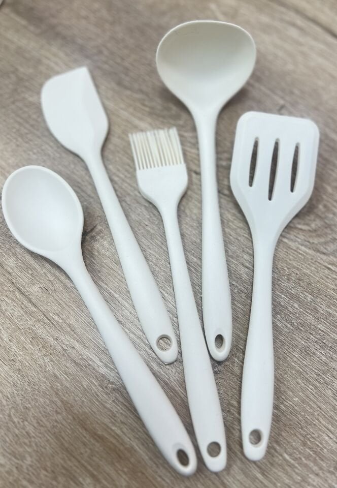 5Lİ MİNİ SİLİKON SET KREM (21CM)