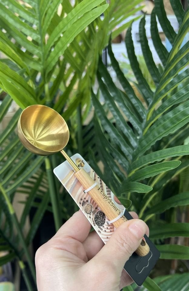 KYR-5229 BAMBU SAPLI 25 ML ÖLÇÜ KAŞIK GOLD