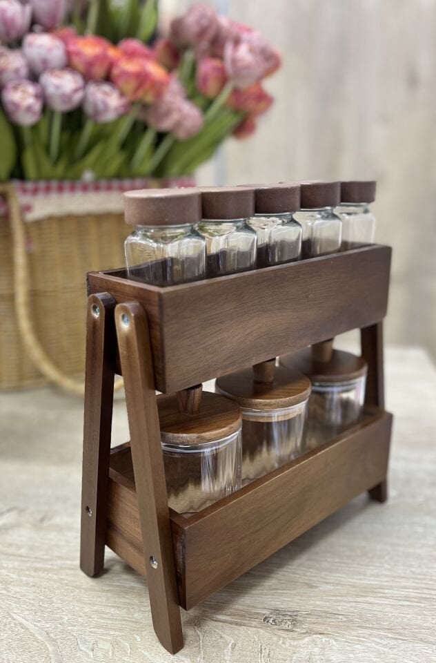 AKASYA 2 KATLI 8li BAHARAT SET