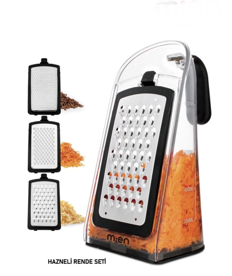 PRO 3 BAŞLIKLI HAZNELİ RENDE SETİ  (848A)