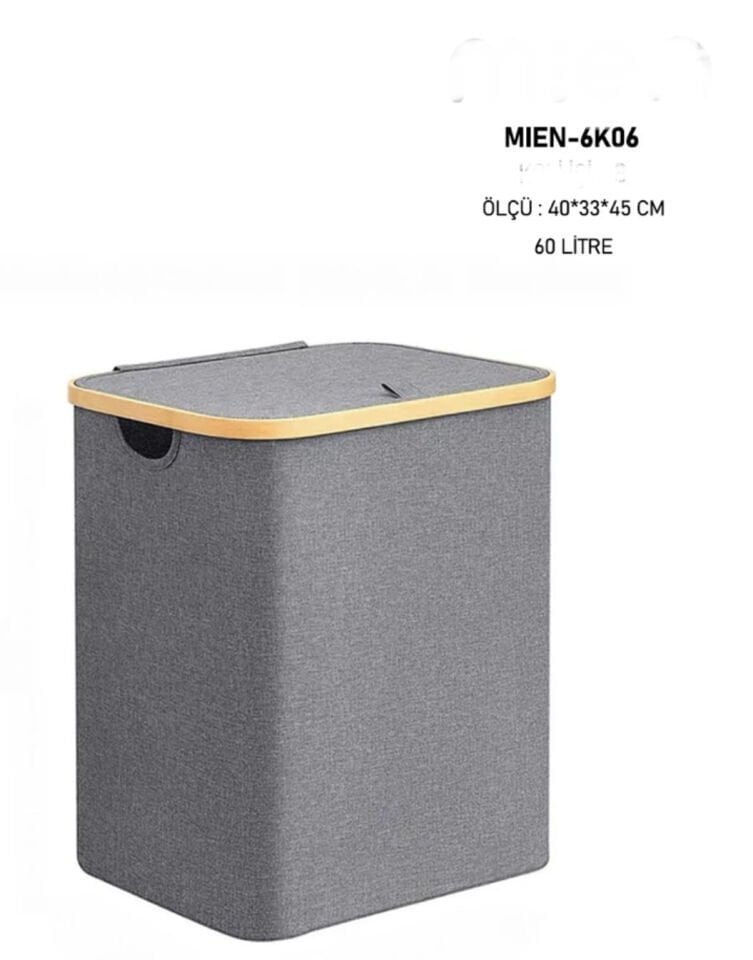 MIEN-6K06 60 LİTRE KATLANIR ÇAMAŞIR SEPET