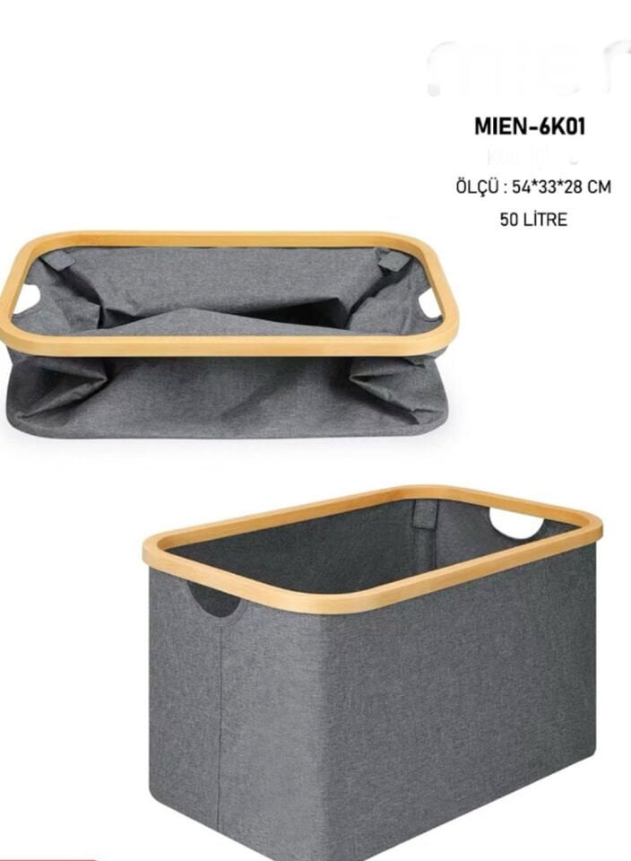 MIEN-6K01 50 LİTRE KATLANABİLİR SEPET/ORGANİZER