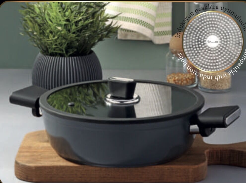 VİSTA SERAMİK 26 CM BASIK TENCERE (vsb-126)