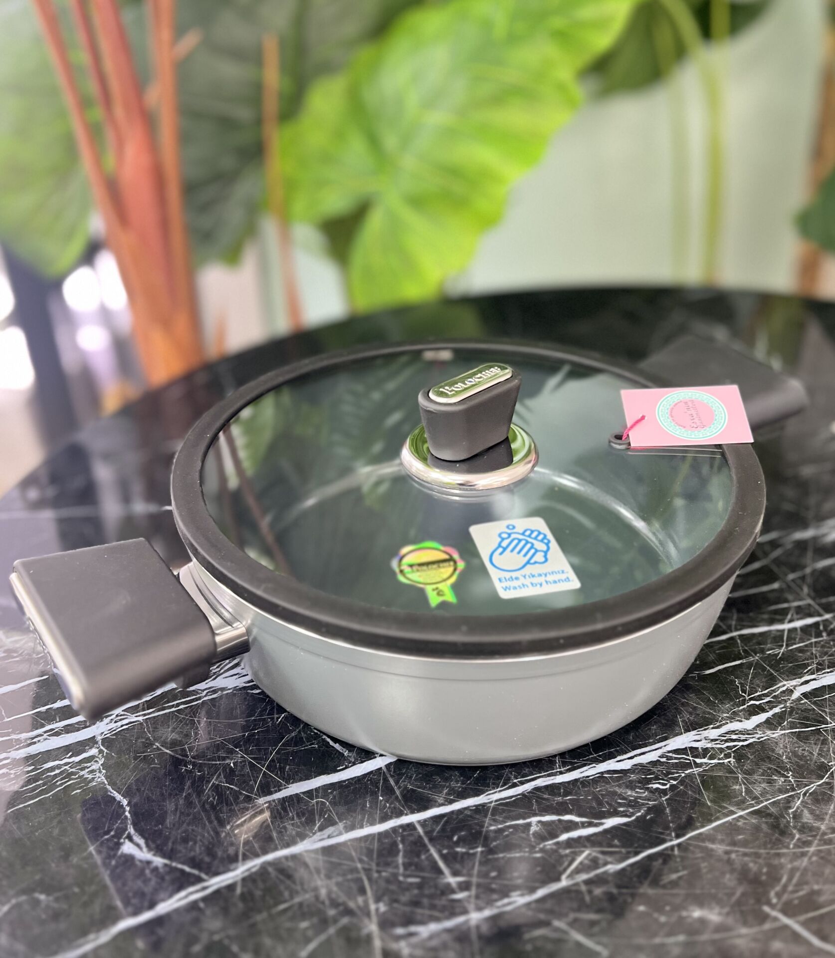 VİSTA SERAMİK 24 CM BASIK TENCERE (vsb-124)