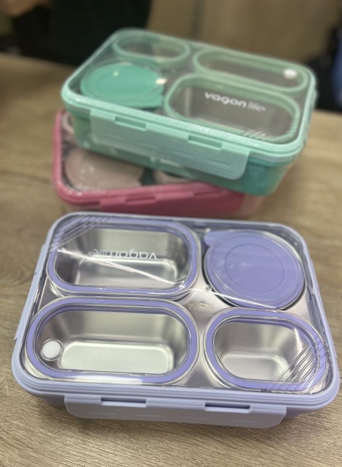 VGN-7099 KAŞIK HEDİYELİ SIZDIRMAZ BARİYERLİ YEMEK TAŞIMA KABI