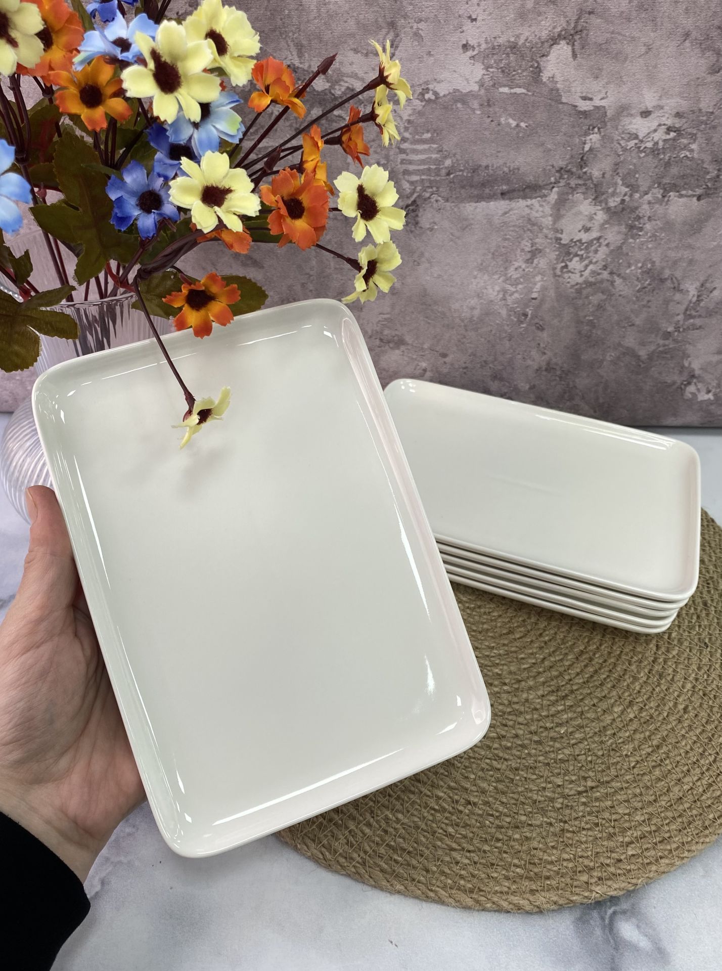 MLT-5340 PORSELEN TATLI TABAĞI 19*13CM  2ADET