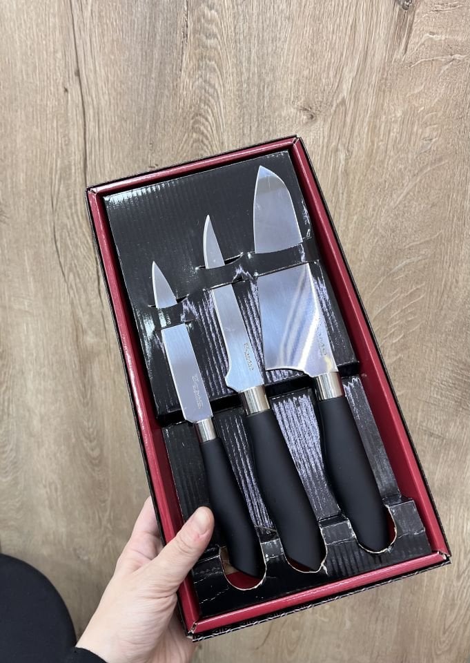 Lüks 3lü Bıçak Set -com9500