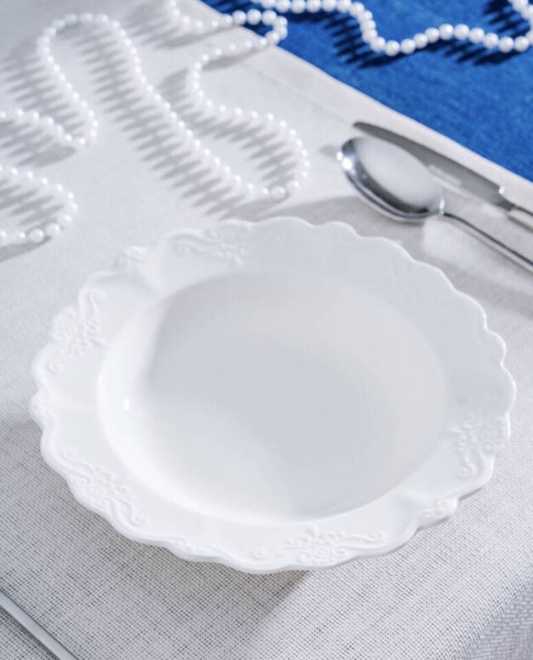 6 ADET KİNG 22 CM YEMEK TABAĞI (POR-7243)