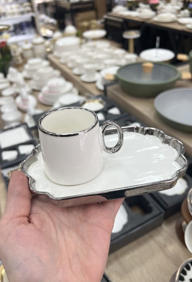 KAMPANYALI PORSELEN 2Lİ FİNCAN (Bulut)