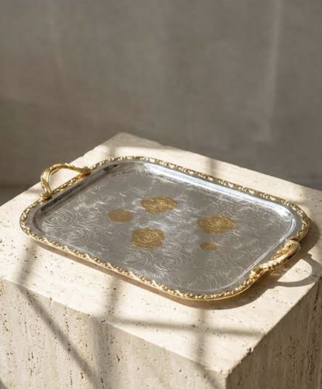 DESTI METAL GOLD METAL TEPSİ (TAI-8692)