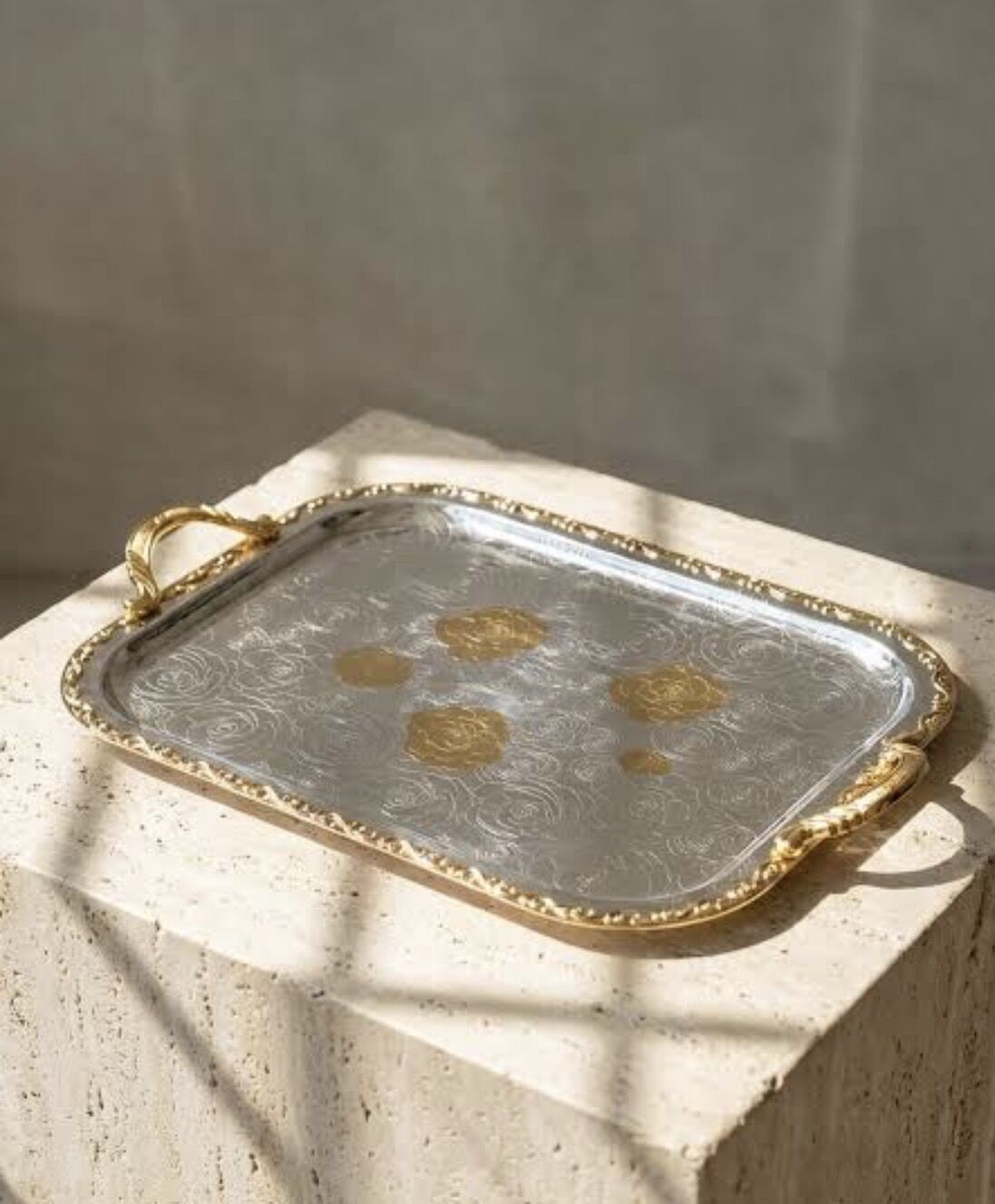 DESTI METAL GOLD METAL TEPSİ (TAI-8692)