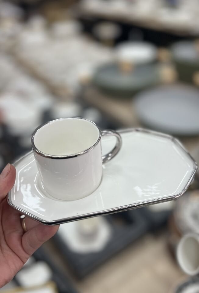 KAMPANYALI PORSELEN 2Lİ FİNCAN (Köşeli)