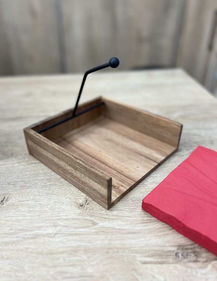 18*18cm Akasya Peçetelik